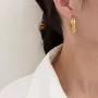 气质方形新款日韩耳钉