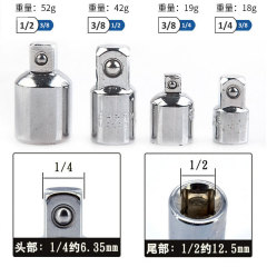 Pneumatic Socket Adapter: Converts Between Square and Hexagonal for Air Impact Wrenches, Electric Wrench Connectors, and Pneumatic Wrenches—1/2" and 3/4" Models