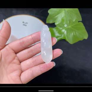 Jin Yu Tang Xinjiang [Lian Zhong Sanyuan] Exquisite Hetian Jade Sheep Fat White Ice Sheep Fat Jade Fine and Oily Workmanship
