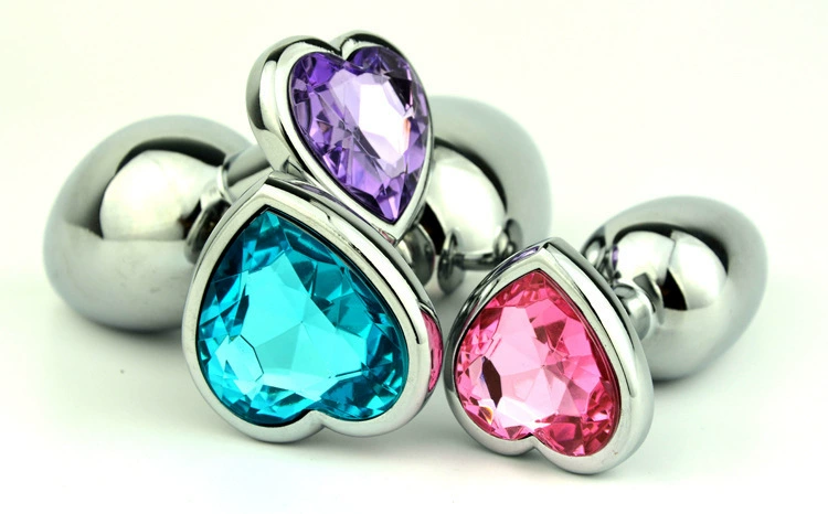 Лехард sex products adult supplies Metal heart -shaped anal congestion anal expansion Masturbation toy sex supplies alternative