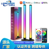 Музыкальный подбор света Светодиодный светильник Bluetooth с атмосферой граффити настольный прикроватный светильник WIFI фантомный торшот