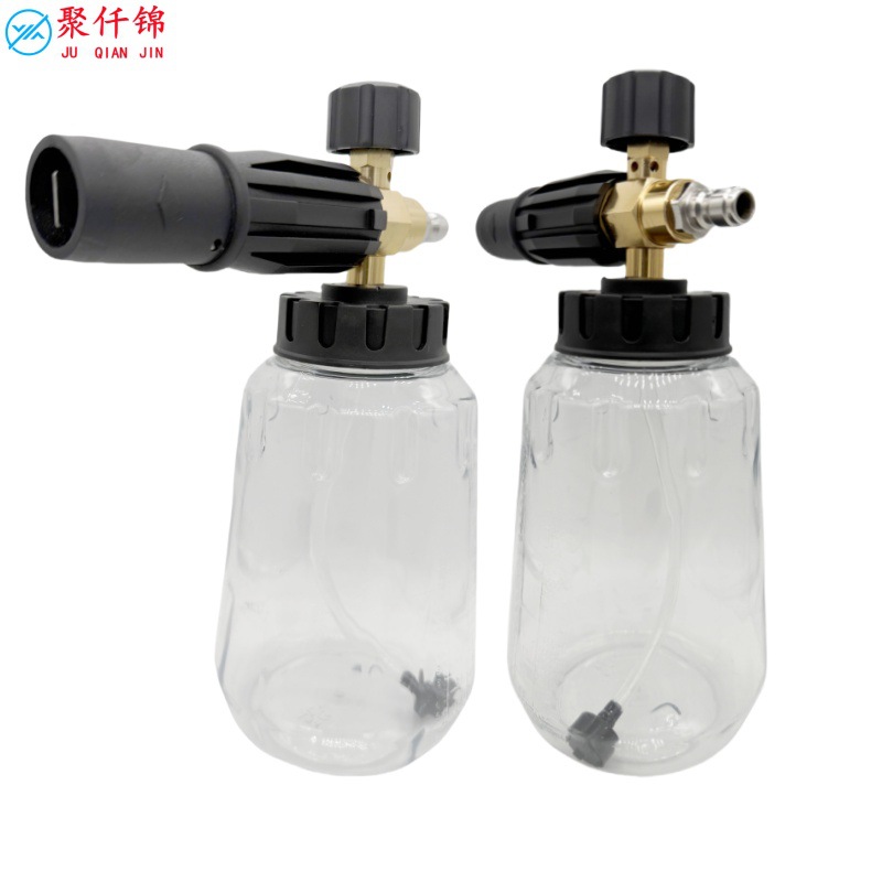 High-Pressure Car Washing Machine, Cleaning Machine, Large-Caliber Spray Bottle, Pa Foam Gun Head, Pa Snowflake Fan-Shaped Foam Pot