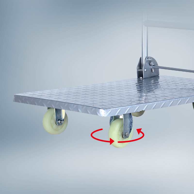 批发重型万向脚轮1.5寸2寸2.5-3寸4寸白pp双轴承板车轮子带刹车定