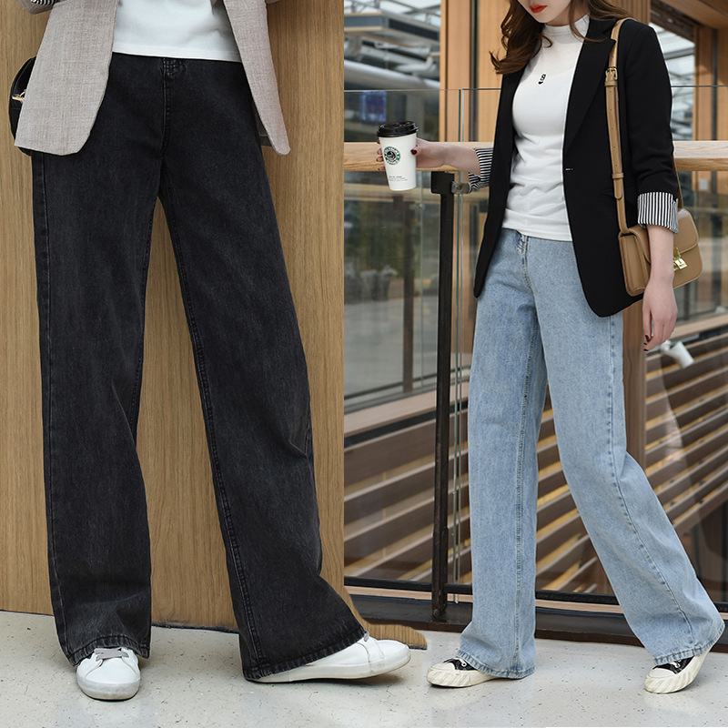 Yunshibao Spring New Maternity Jeans for Outerwear Long Pregnancy Belly Support Pants Fashion Floor-Length Pants 8233 Yunshibao Spring New Maternity Jeans for Outerwear Long Pregnancy Belly Support Pants Fashion Floor-Length Pants 8233