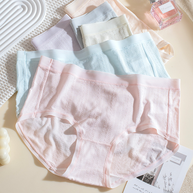 40 Modal Ladies Underwear 7A Bacteriostatic Silkworm Silk Liling Briefs Mid-waist Breathable Four Seasons Shorts Head