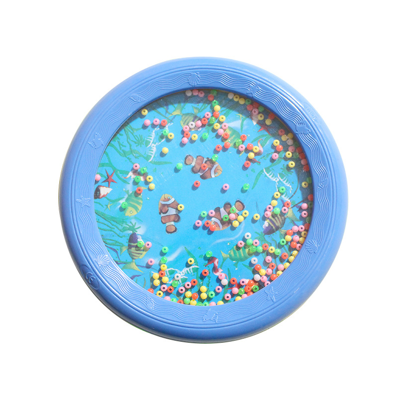 Instrumento musical de plástico tambor de mar imitación sonido instrumento musical Tambor de onda educación temprana bebé juguete instrumento musical océano tambor niños instrumento musical 8 pulgadas