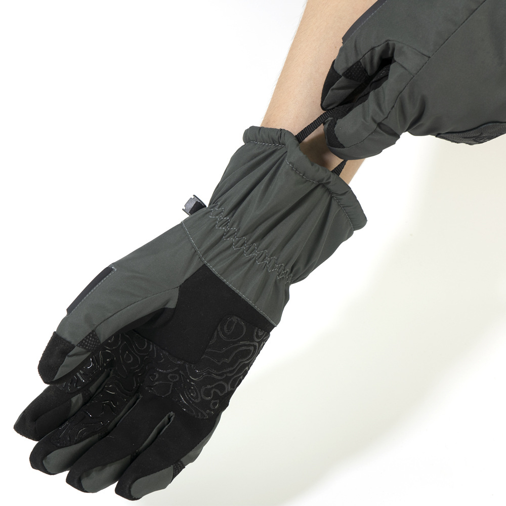 钓鱼全指手套男 冬季运动防风防水保暖触屏滑雪路亚垂钓手套批发