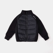 2025秋冬季儿童夹克拼接轻薄款立领羽绒服外套中大童短款上衣