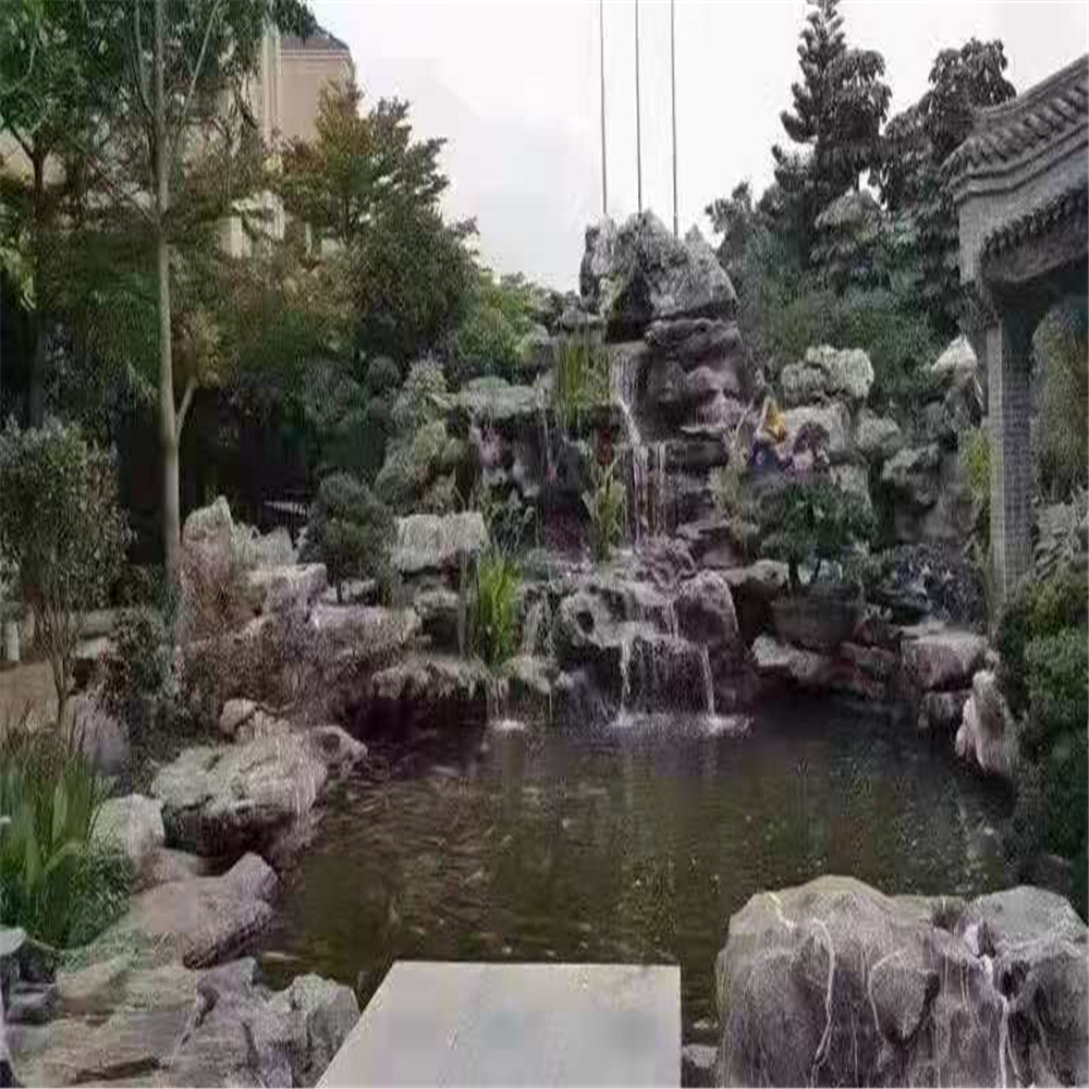 太湖石产地万吨矿山批发假山驳岸设计施工质优价廉庭院假山造景石