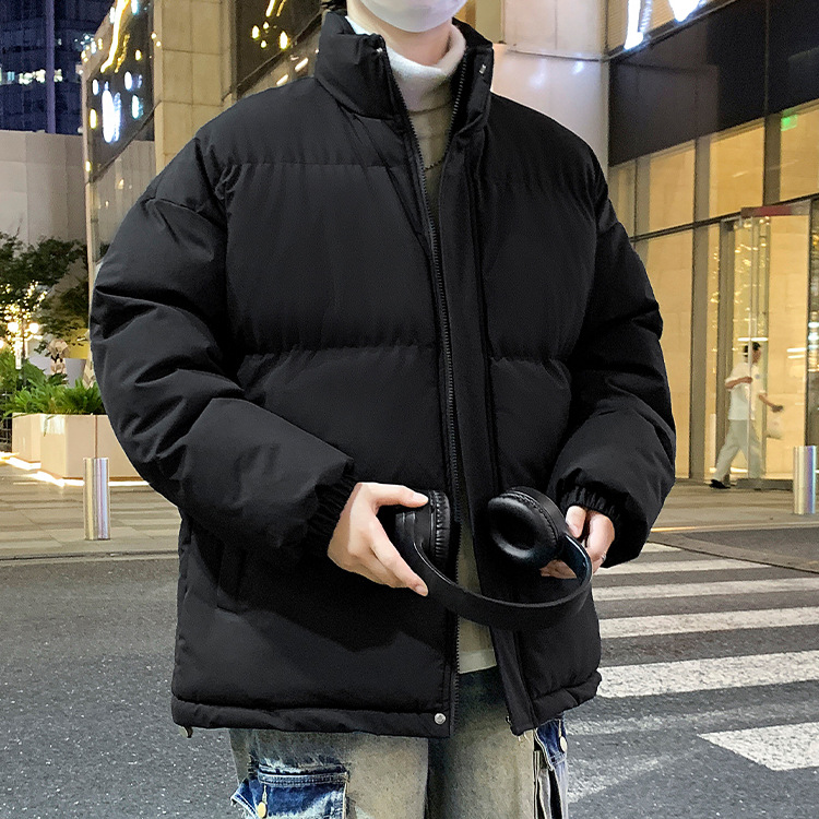 Chaqueta Acolchada Térmica para Hombre 5XL-8XL de Poliéster Engrosada para Invierno