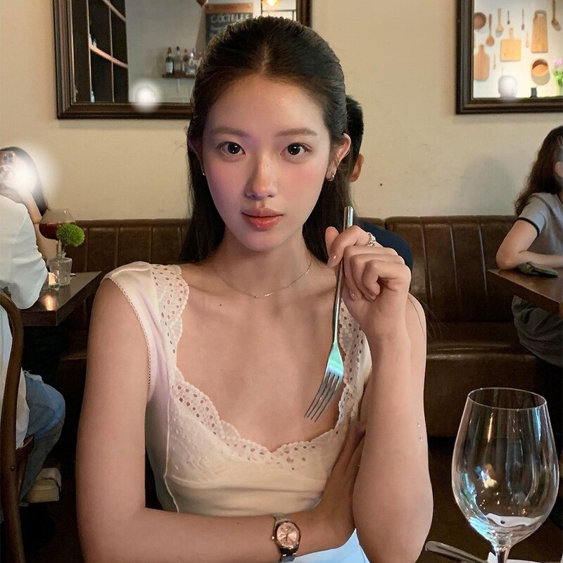 【Official Image 1*1 Customizable 260g】Lace camisole for women, new summer style, elegant and slimming 【Official Image 1*1 Customizable 260g】Lace camisole for women, new summer style, elegant and slimming