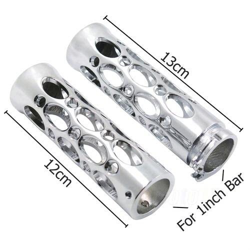 Motorcycle handlebar grips, retro Harley-style, for large-displacement bikes, 25mm handlebar diameter, direct from the factory