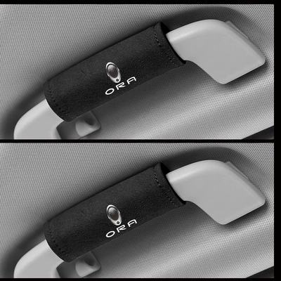 roof armrest gloves car interior — Sürətlər qutusu və əl tormozu başlıqları - euler-black-a-pair-of-suede-pull-gloves