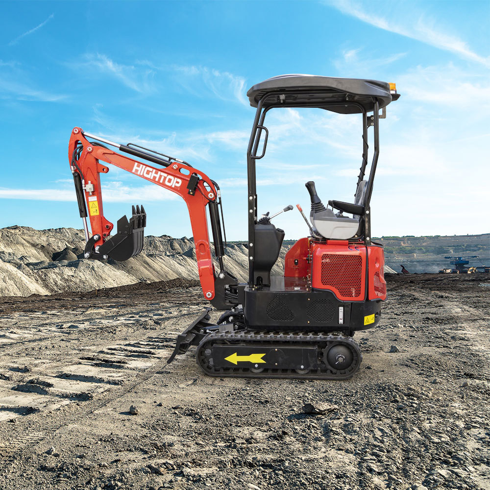 源头厂家座驾式家用挖掘机 12型农用果园小挖机 全地形液压挖土机