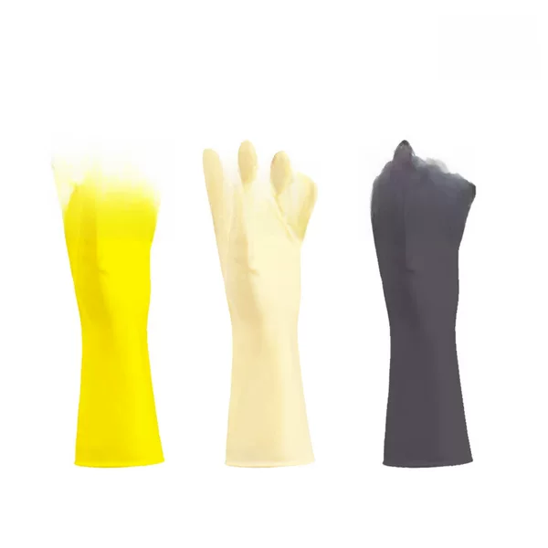 Latex Gloves Thickened Beef Tendon Industrial Labor Protection Gloves Rubber Gloves Cleaning Household Dishwashing Gloves Extra Thick 100g