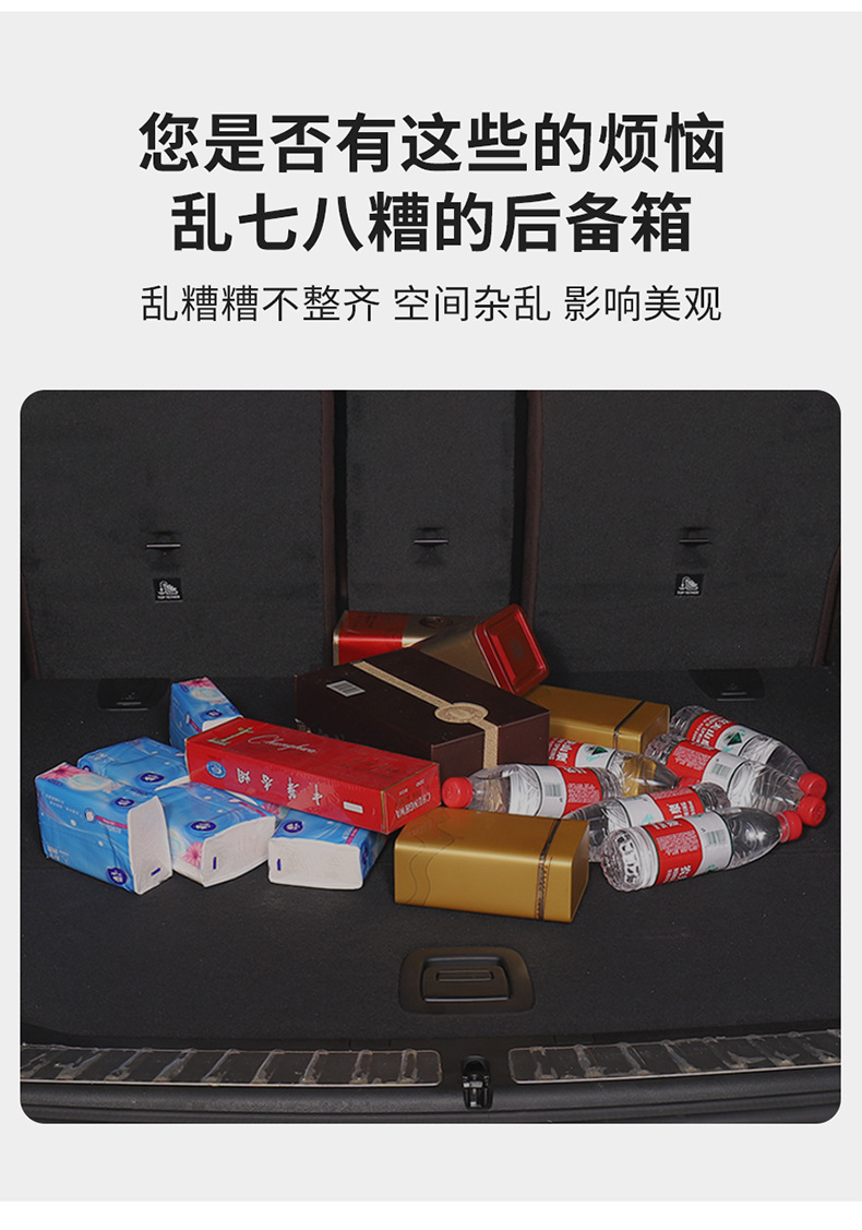 Suitable for Bmw 1/2/3/5/7 Series X1X2X3X4X5X6Ix3I3I4 Car Trunk Storage Box Storage Box