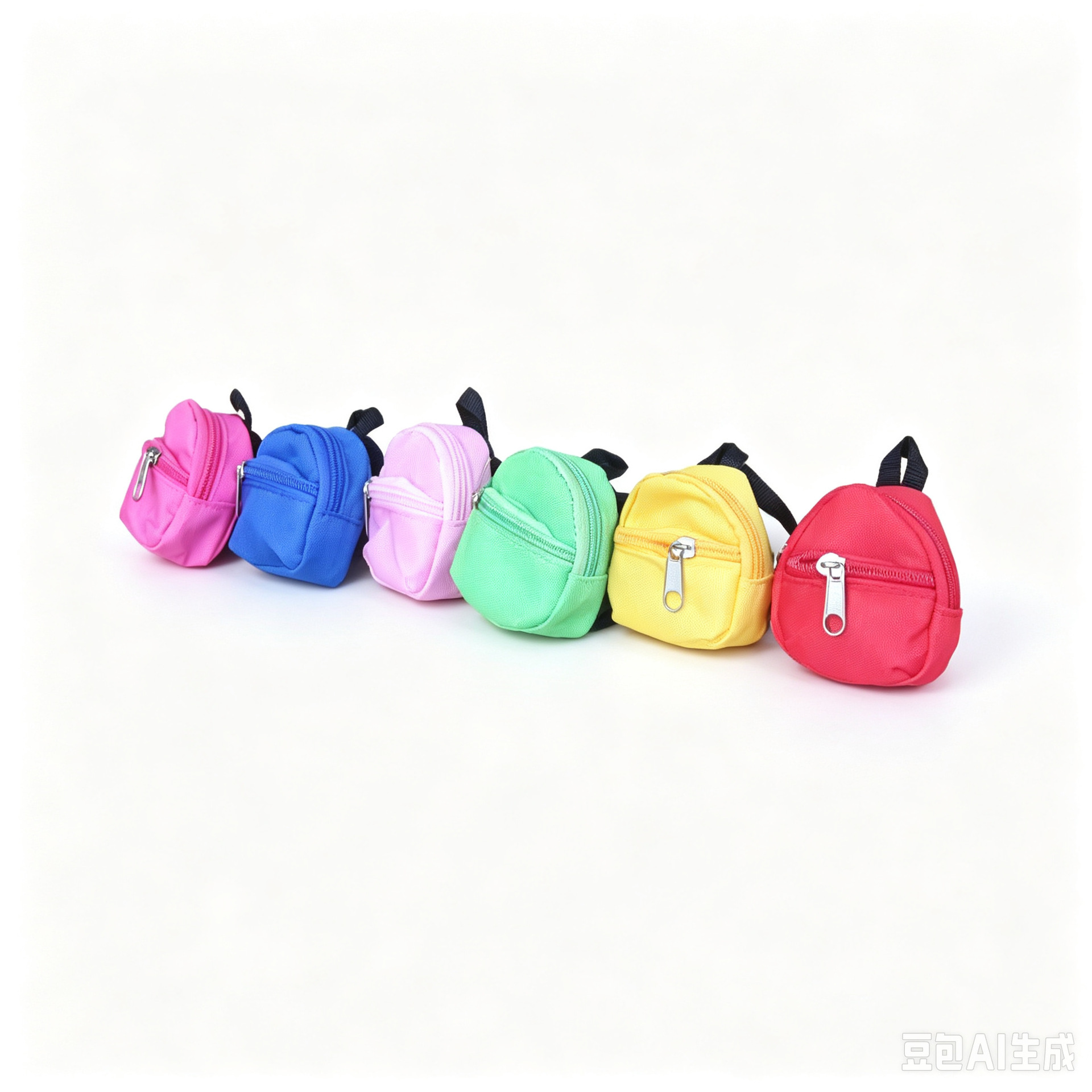 Mini Çift Omuz Bozuk Para Sırt Çantası Bez Bebek Kıyafet Değiştirme Sırt Çantası Polyester Oxford Kumaş Bozuk Para Kitap Çantası Asılı Aksesuar Cüzdan