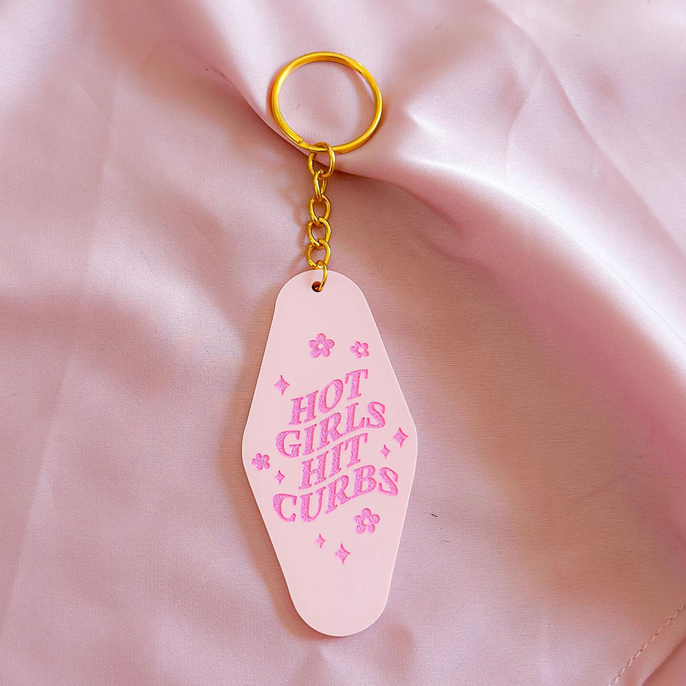Casual, Elegant, Lady Style Casual Elegant Lady Letter Arylic Keychain