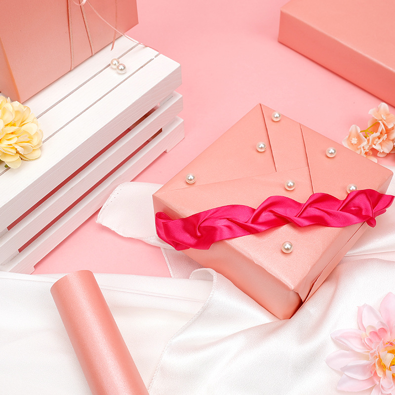 Papel perlado, papel de embalaje de lujo ligero viento, embalaje de regalo de alta calidad, papel de embalaje de flores, papel de embalaje de ramo de material