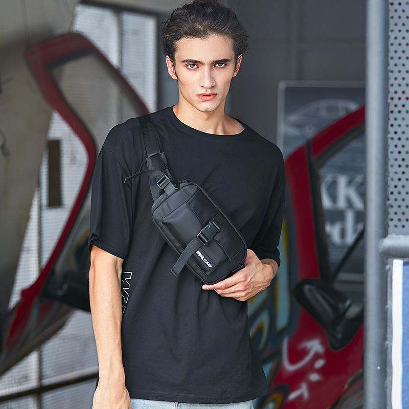 Fashion Chest Bag, Classic Men's Shoulder Backpack Casual Lightweight Waist Student Messenger Bag Sports Bag_voghion.com