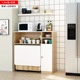 1.2m white + shallow dining table + side cabinet combination without stool