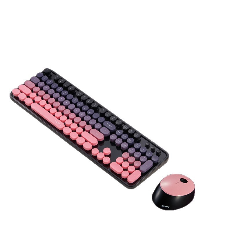 スカイスクレーパー スイート ブラック パウダー ワイヤレス キーボードとマウス セット メカニカル フィール オフィス ハイエンド インフィニティ キーボード|undefined