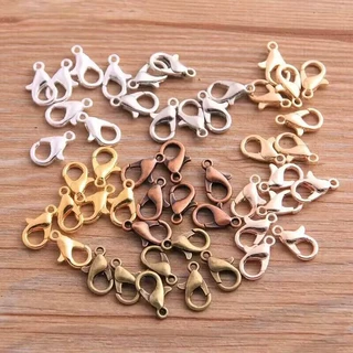 8色 8*12mm DIY合金饰品 龙虾扣 项链手镯配件吊坠 首饰配件