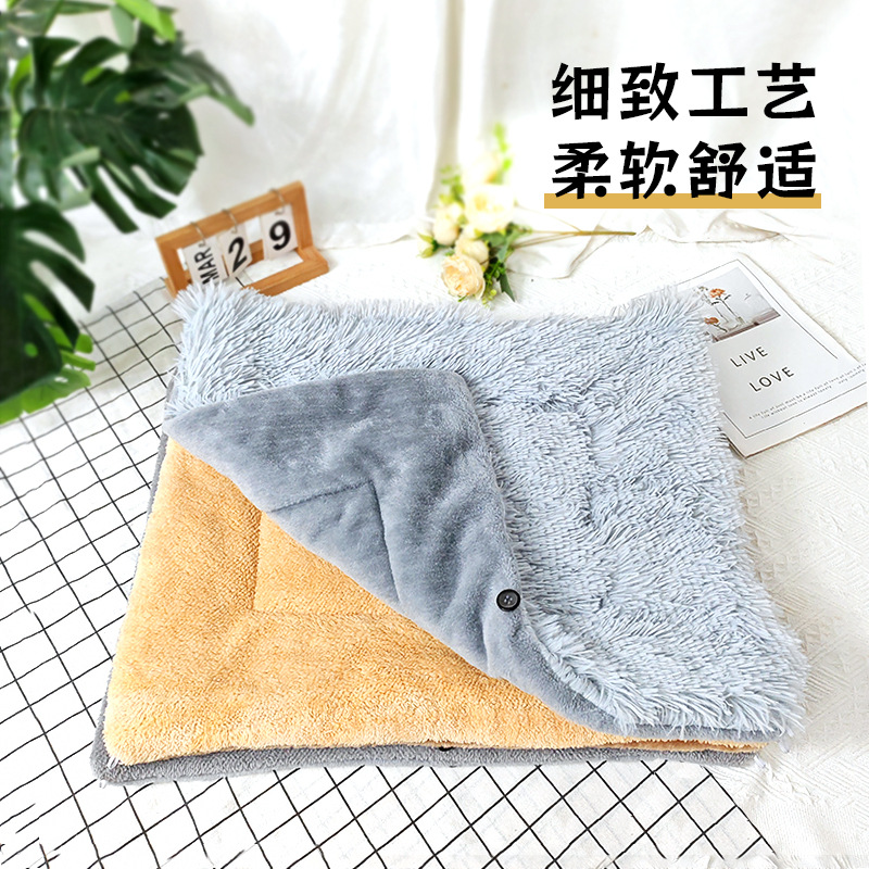 Cama Plegable Acolchada para Gatos/Perros - Caliente, para Invierno o Viajes en Coche