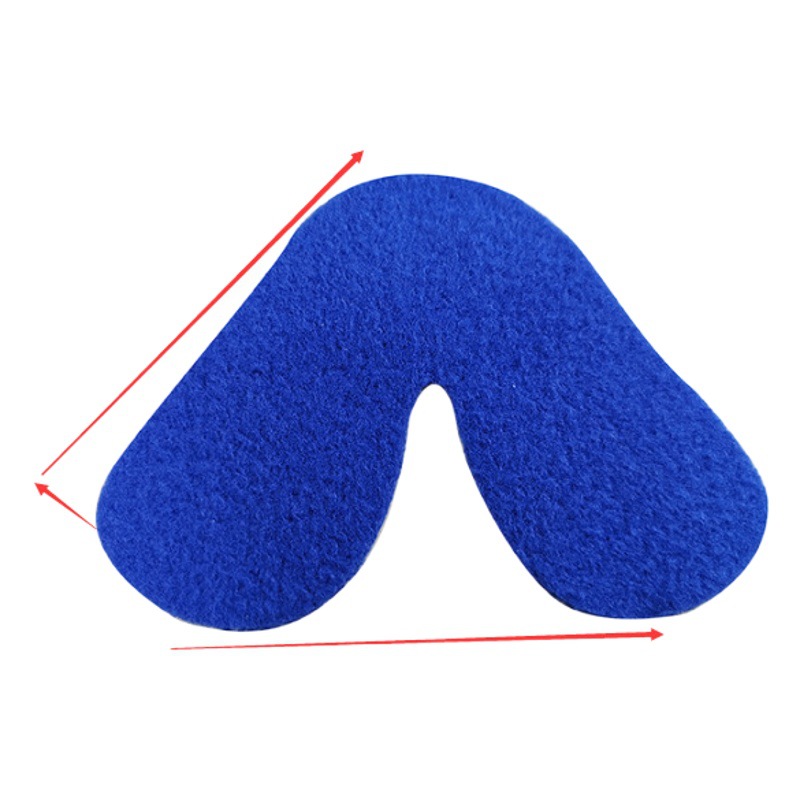 Máscara de franela nariz almohadilla máscara almohadilla de tela almohadilla de la cara de gamuza máscara de la nariz almohadilla adhesiva de doble cara pegatina transfronteriza en stock