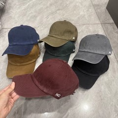 批发韩国2025年新款侧面刺绣棒球帽女春秋软顶百搭鸭舌帽男显脸小