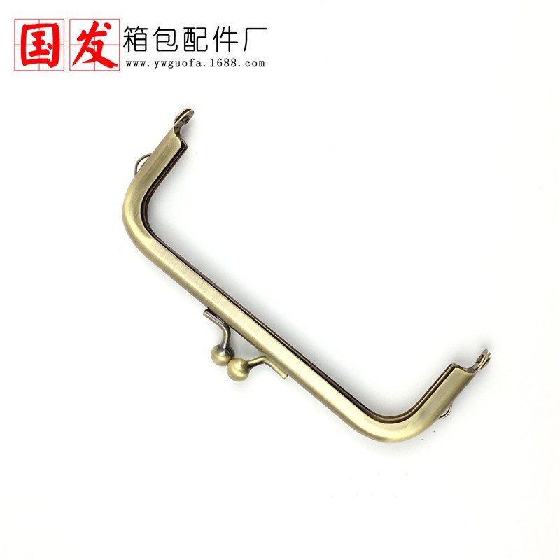 Inventario 15 * 5.5cm cuadrado gran pozo lisa sin agujeros 9.5 máquina cabeza de oro accesorios de bolsa