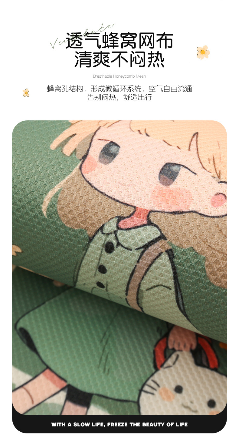 26 Styles of Cute Cartoon Car Seat Cushions for Girls, Suitable for All Seasons, Breathable Summer Cooling Pads, Personalized Goddess Style