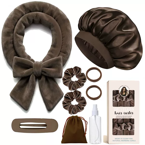 Brown nine-piece set-boxed