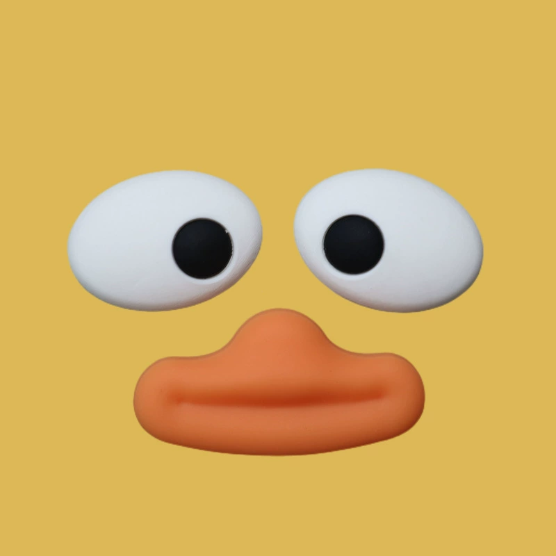 B.Duck, мультяшный аксессуар, чехол для телефона, обувная пряжка из мягкой резины, DIY