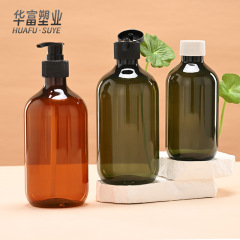 300ml 500mlローション化粧品分注ボトルペットボトルプラスチック高级感ホテルハンドソープシャンプーボトル