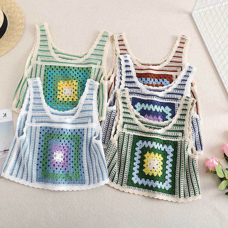 Design retro summer vest