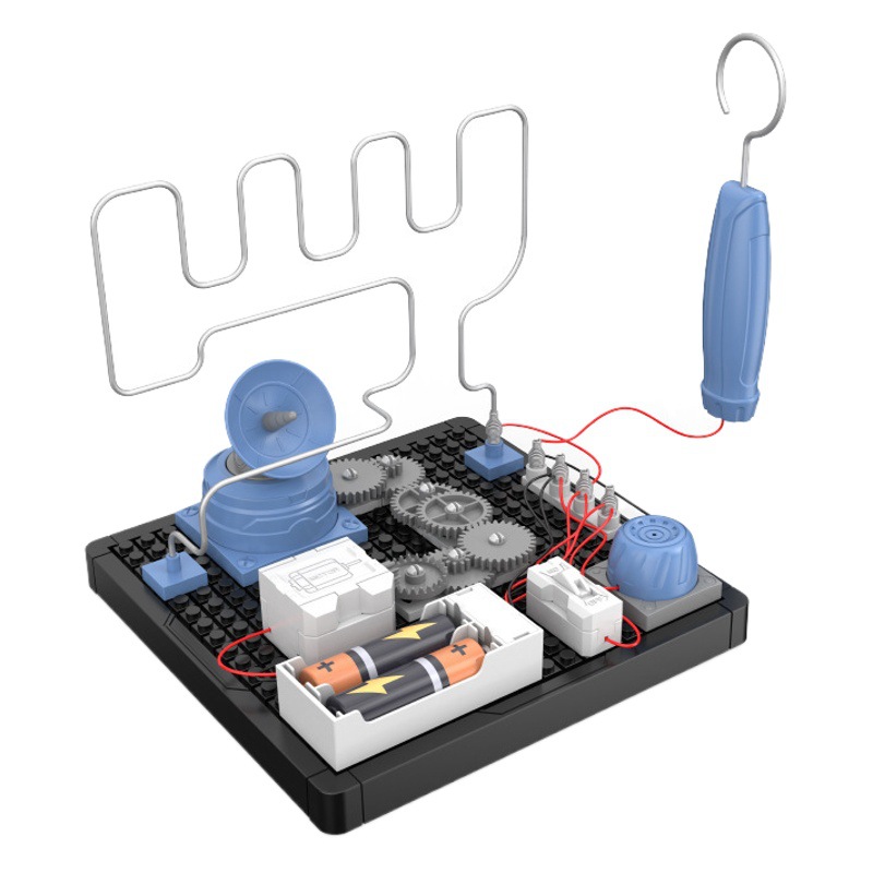 Vapor ciencia experimento traje electrónico bloques de construcción juguetes educativos estudiantes de primaria ciencia y educación Tecnología pequeña producción bricolaje Asamblea