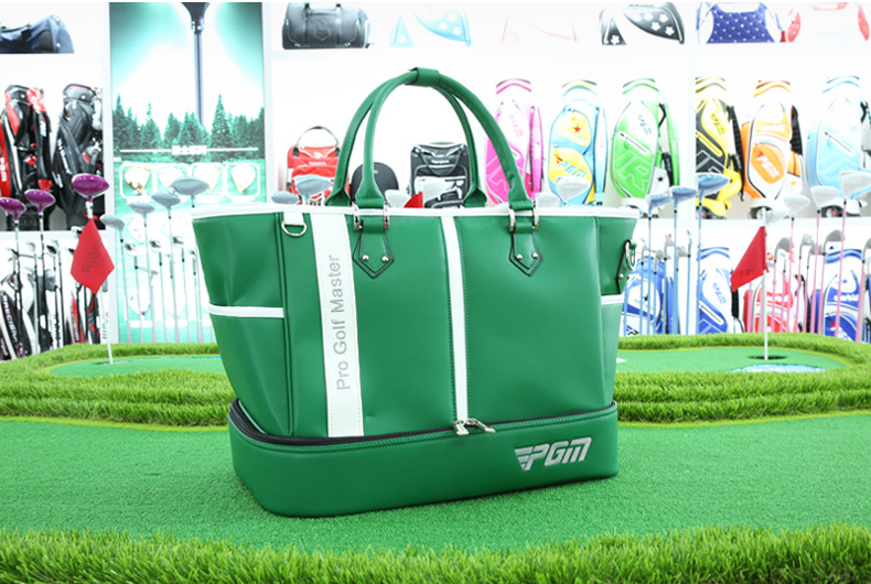 Túi đựng quần áo golf PGM chống nước siêu nhẹ có ngăn giày riêng 41×25×34 cm — YWB040-màu đỏ, YWB040-màu hồng, YWB040-màu đỏ hoa hồng, YWB040-màu xanh lá cây chi tiết 10
