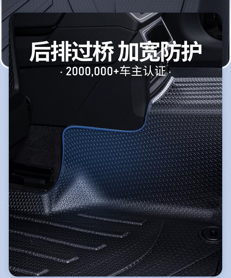 Suitable for 26 Models of Song Pro Ultra Ev, Full Surround Tpe Eco-Friendly High-End Floor Mats for Interior Modification