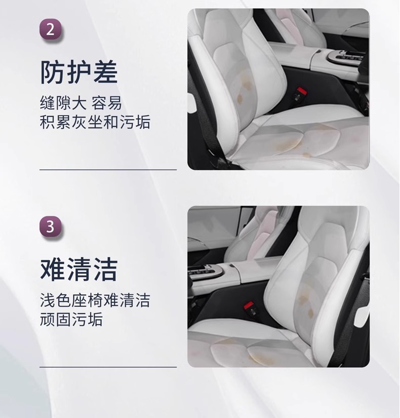 Four-Season Universal Nappa Leather Seat Cover Suitable for Xiaomi Su7 Seat Cushion Protector Interior Breathable Protective Accessory