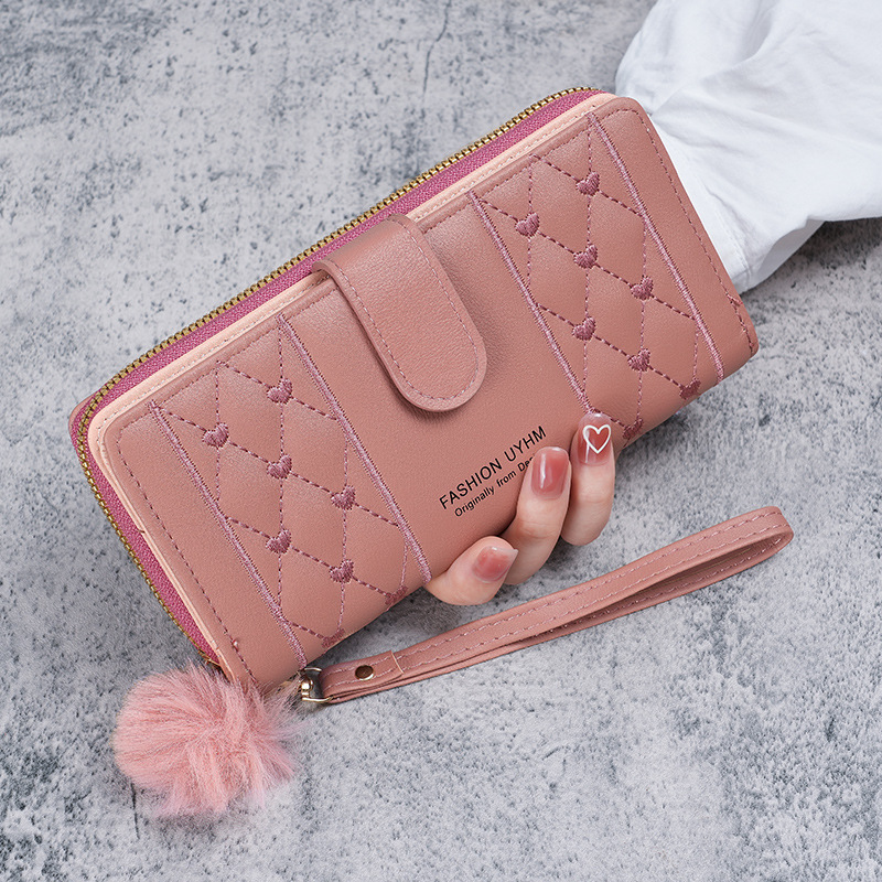 2024 New Small Wallet Women's Long Niche Design Sense Ins Style Women's Wallet Korean Style Student Coin Purse Trendy 2024 New Small Wallet Women's Long Niche Design Sense Ins Style Women's Wallet Korean Style Student Coin Purse Trendy