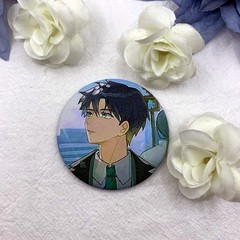 某某原耽小說周邊同人吧唧 盛望江添徽章細閃磨砂胸章木蘇里