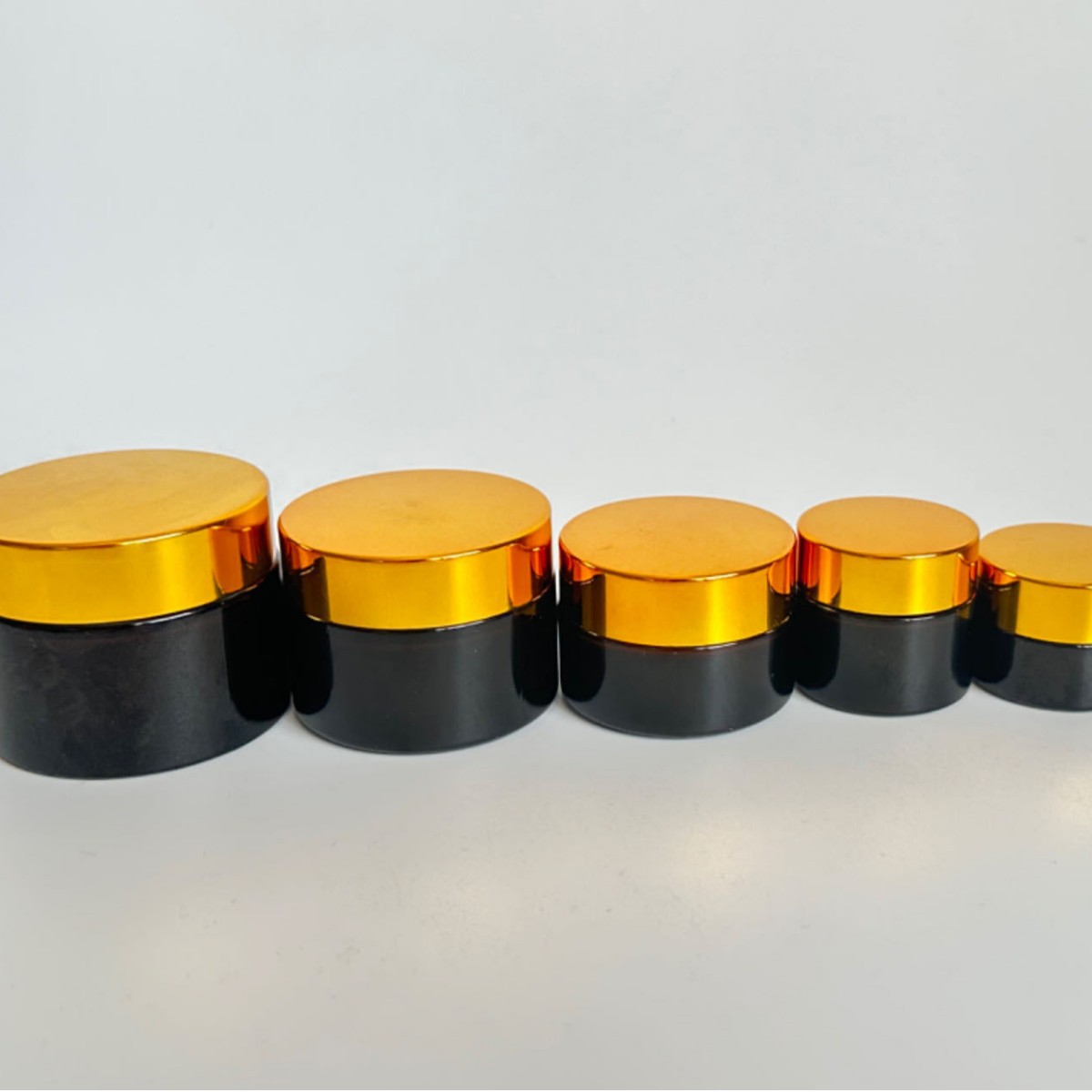 茶色膏霜玻璃瓶茶色分装化妆品