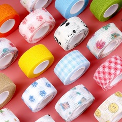 Student writing finger guard bandage sports hand guard non-woven fabric anti-wear finger elastic bandage self-adhesive bandage wholesale