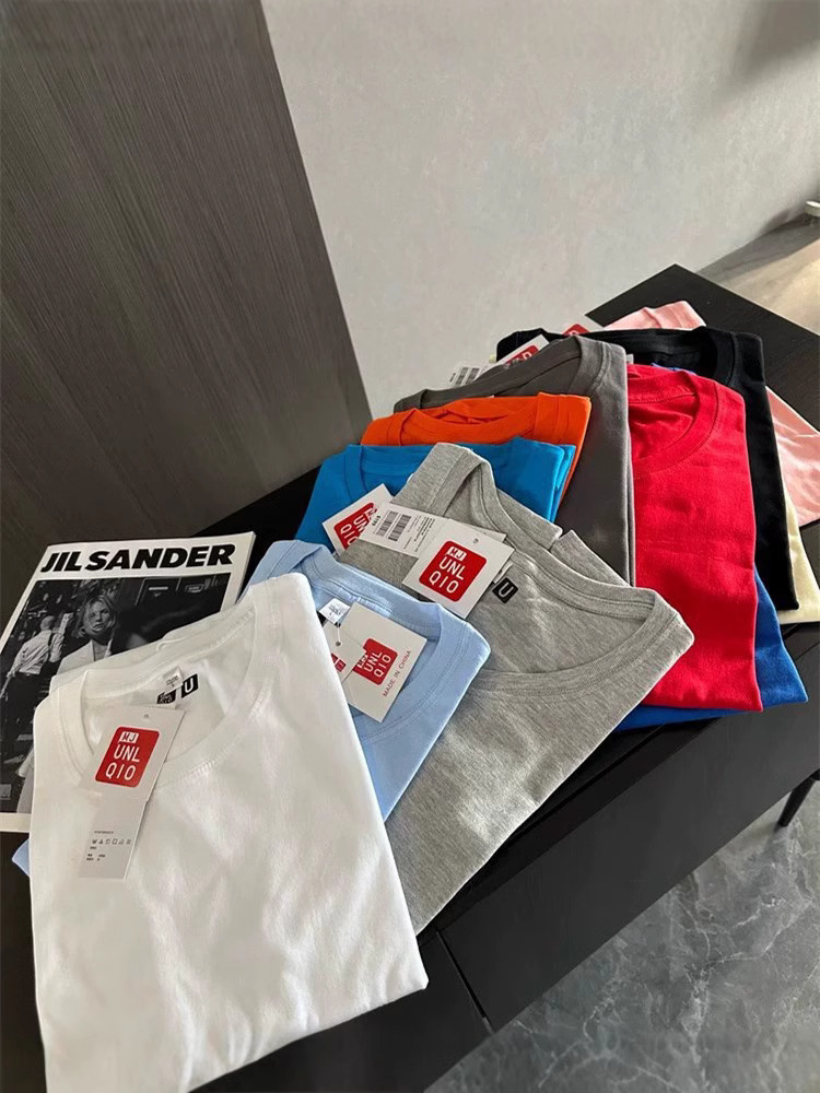 11色m待ち合わせu家半袖tシャツ優家キャンディカラーラウンドネック男女同モデル