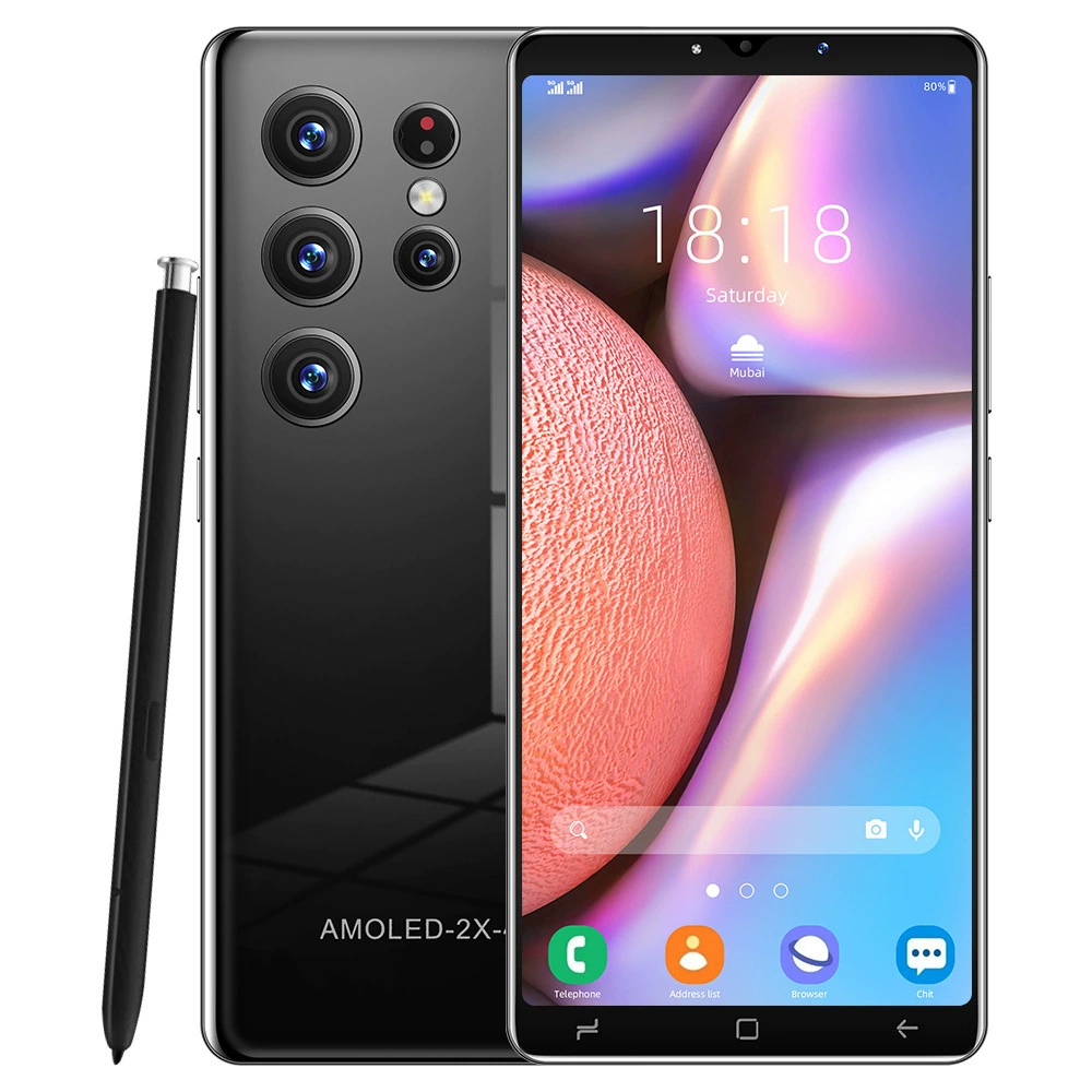 (Граница торговли), S22, смартфон, большой экран, мобильный телефон, Android 1, 8 ГБ, 7,5 дюйма, 4G, оптовая продажа