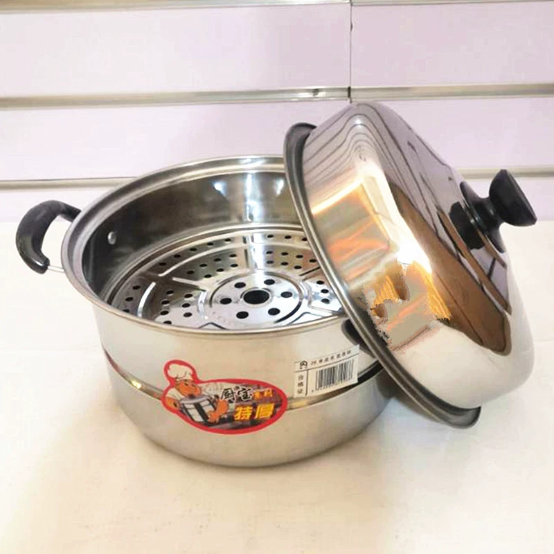 Magnetic kitchen treasure steamer single bottom single -bottomed pot double -bottom double -bottom double -bottom double -layer replenishing single -篦 篦 篦 带 带 带 Double 篦