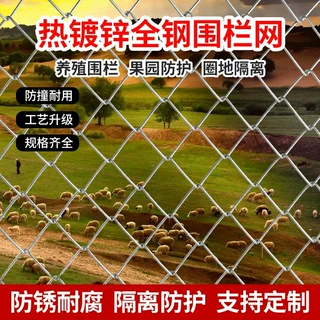 热镀锌铁丝网围栏栅栏户外养殖防护钢丝网圈果园养鸡拦牛羊安