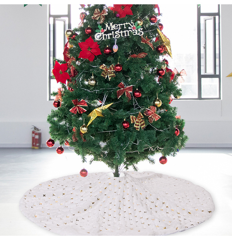 Wholesale Silver Sequined Christmas Tree Skirt Party Decorations Nihaojewelry display picture 3