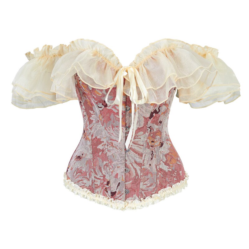 2026 New Style Palace-Style Women's Body-Shaping Corset Outerwear with Fishbone Lace Shapewear Top
